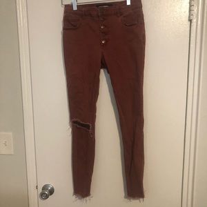 Express High Rise Ankle Jegging/Skinny Jean